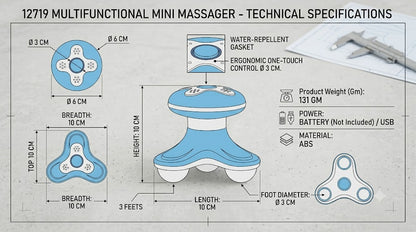 multifunctional mini massager