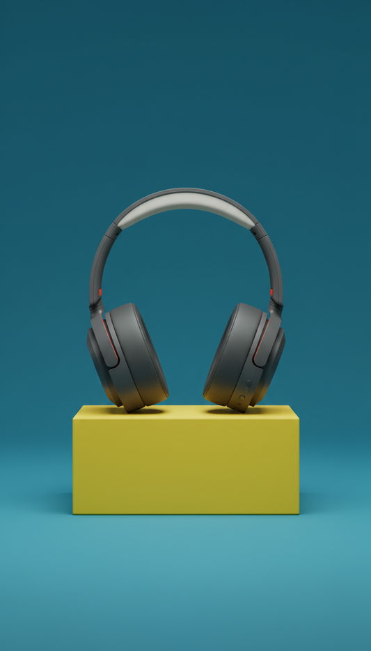 Wireless Headphones With Neon Trim